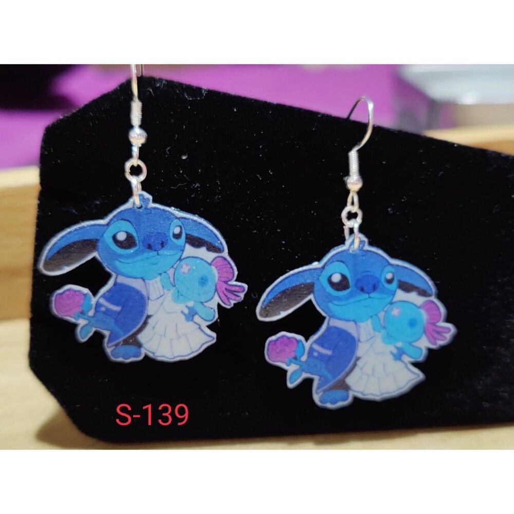 Beauty and the Beast Stitch Earrings